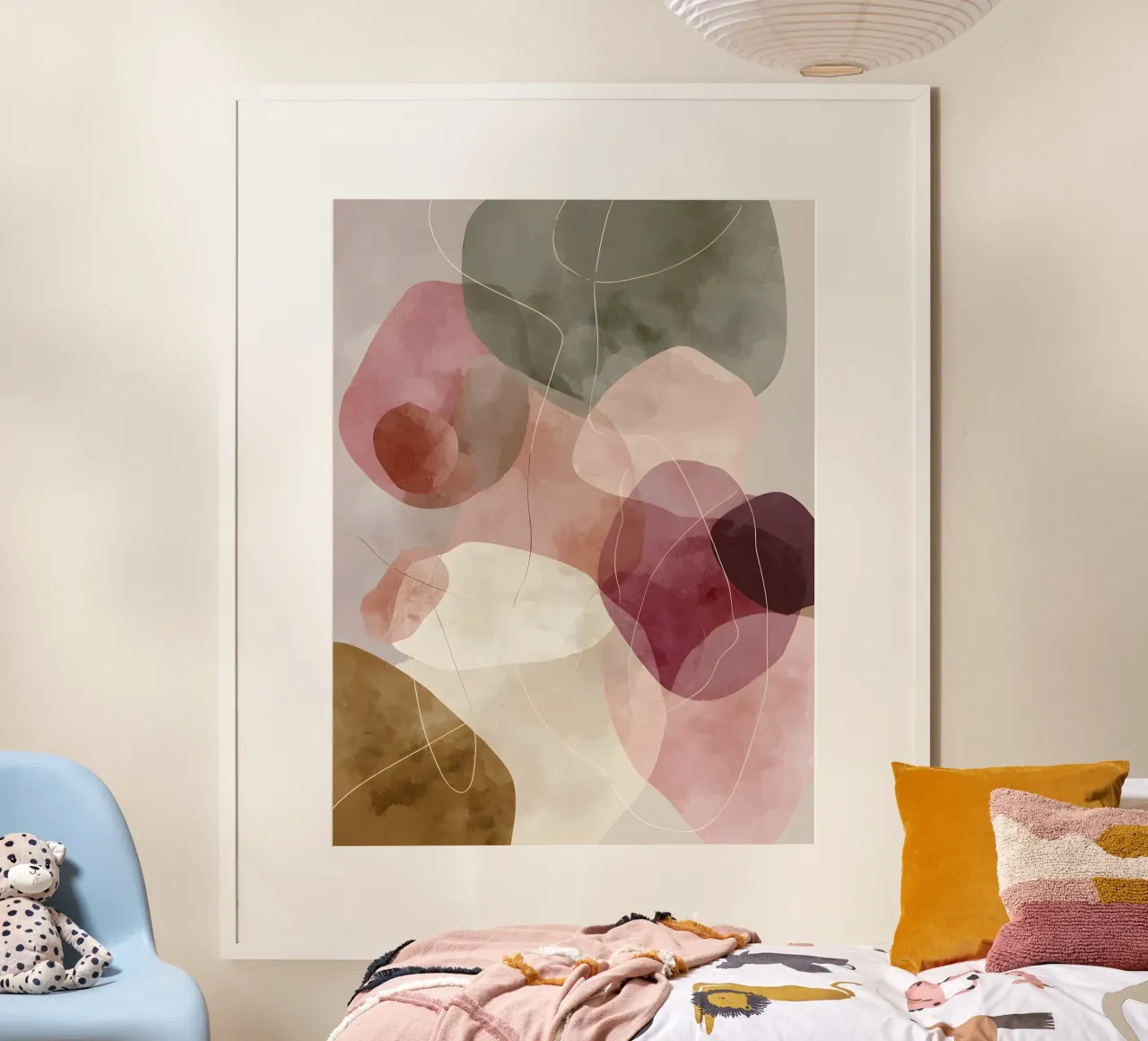 Muted Harmony poster da Abstrakt Atelier