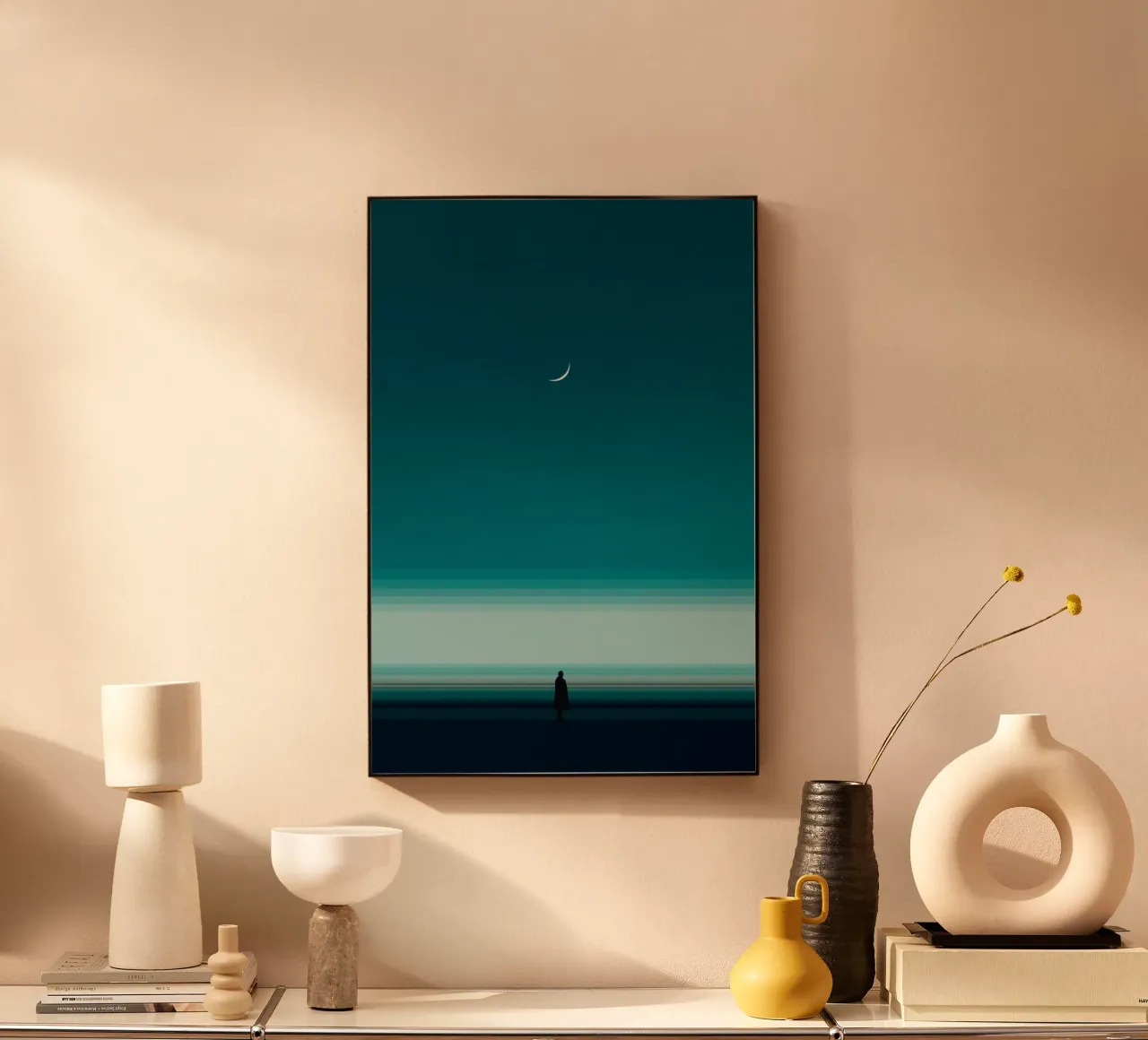 Moonlit Solitude plexiglass da Tinyverse Studio