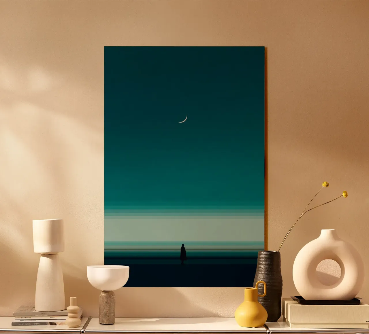 Moonlit Solitude plexiglass da Tinyverse Studio