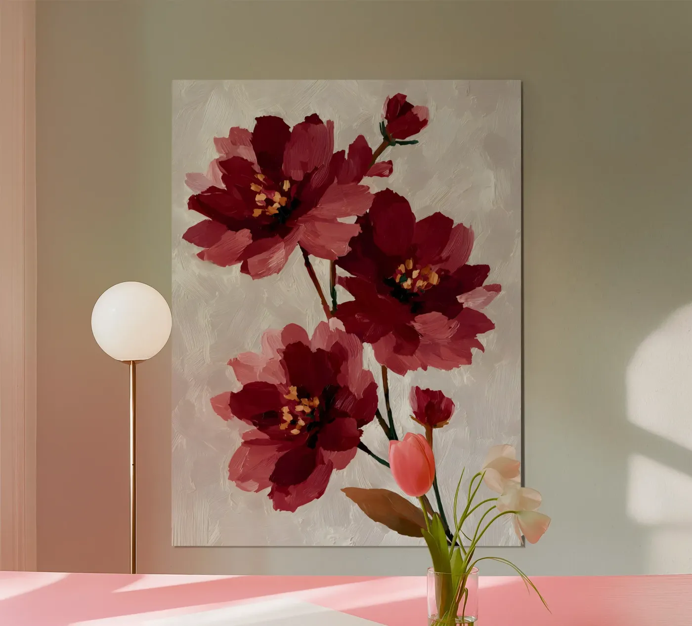 Wild Ruby Blossoms poster de The Floralist