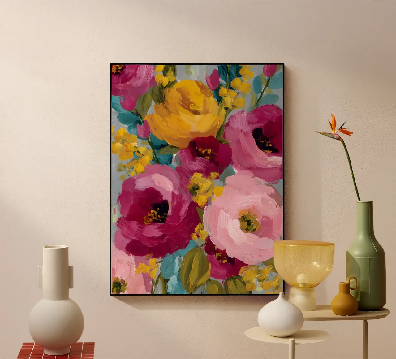 Fuchsia Garden plexiglass da The Floralist