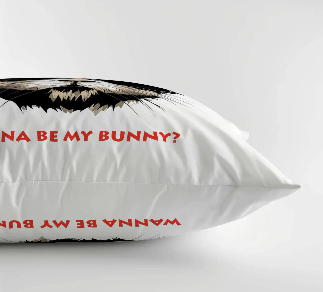 Will you be my rabbit? | The all-important question decorative cushion by Autofocus