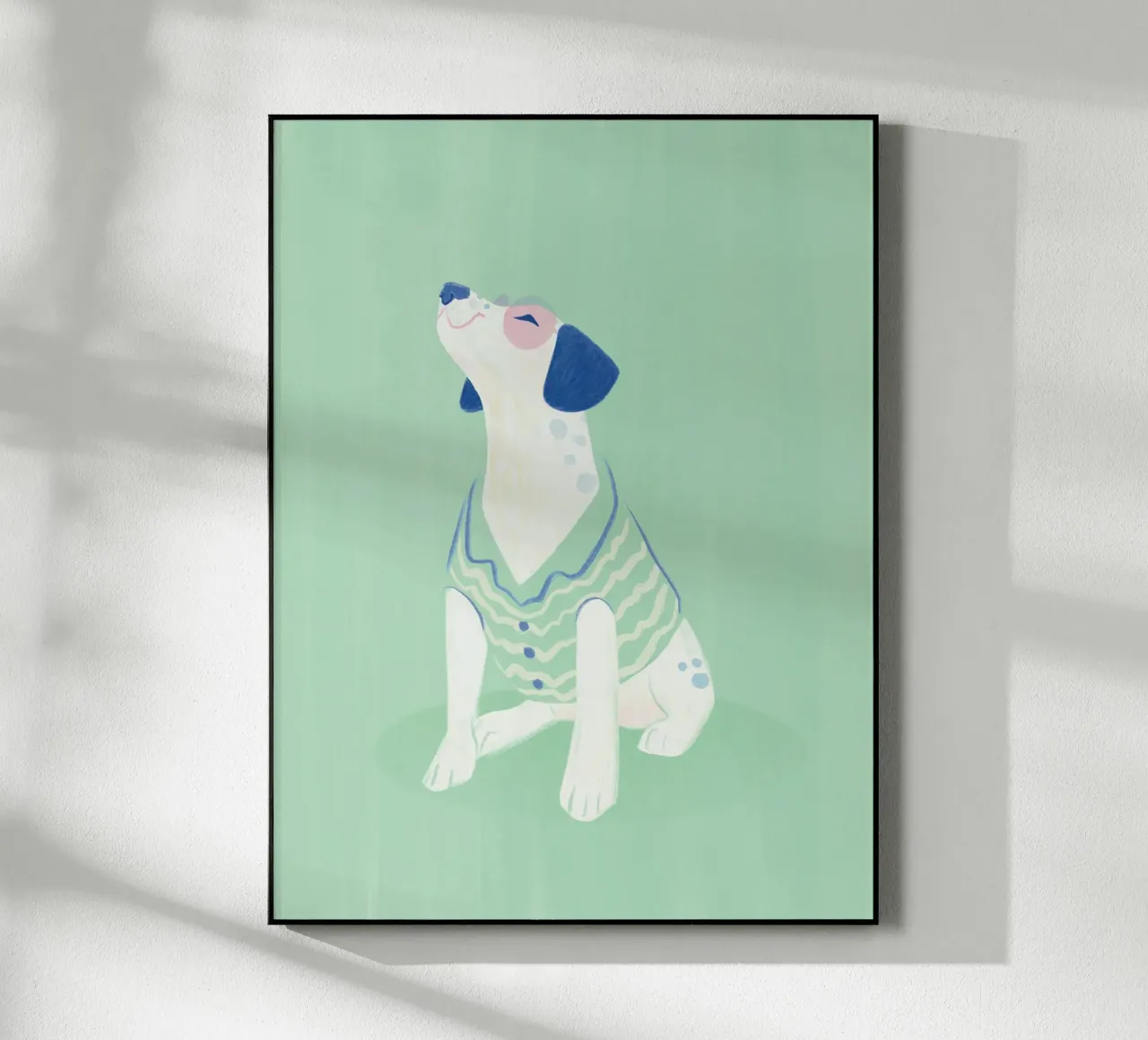 Whimsical pup plexiglass da SABRIN DEIRANI