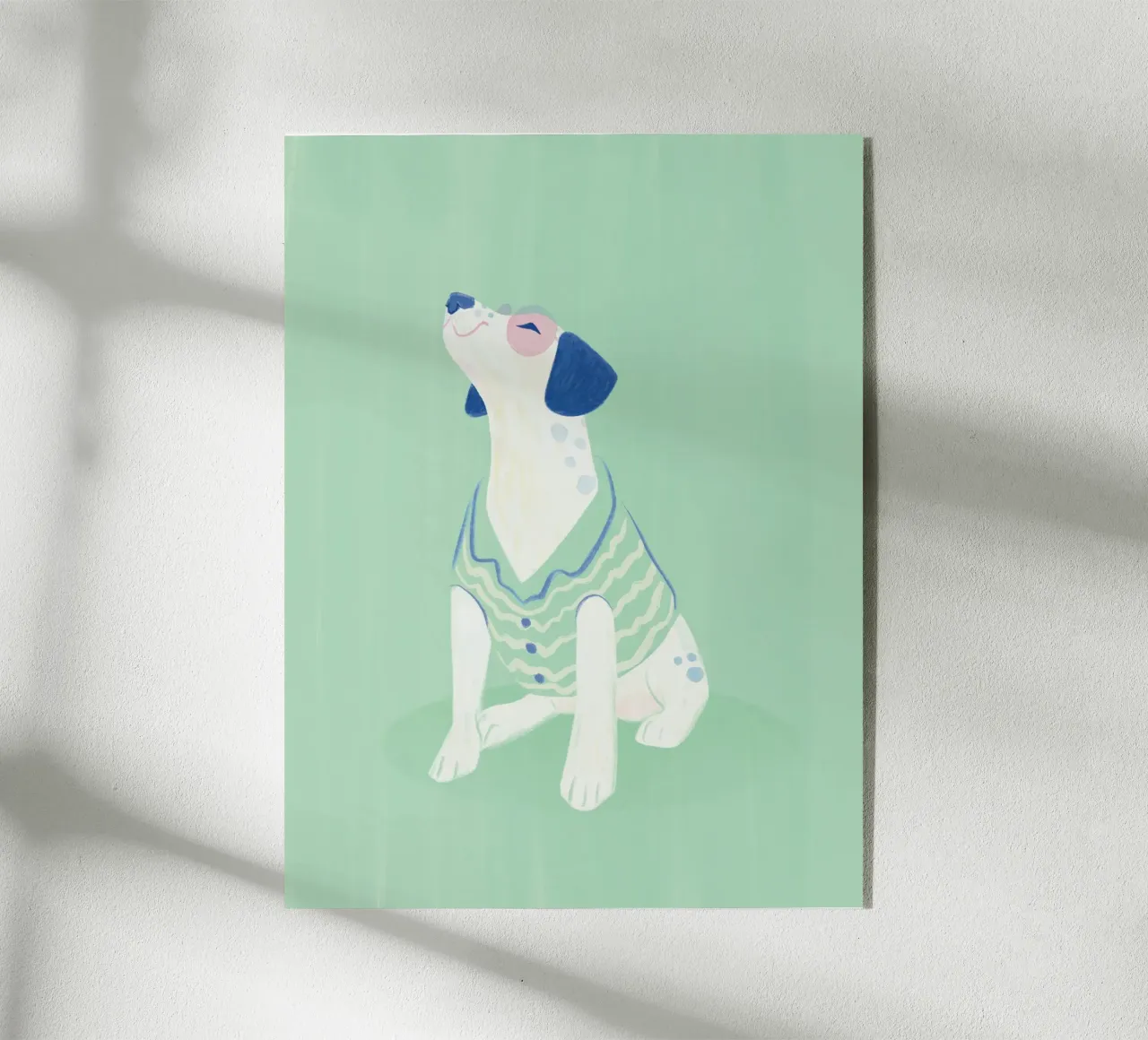 Whimsical pup plexiglass da SABRIN DEIRANI