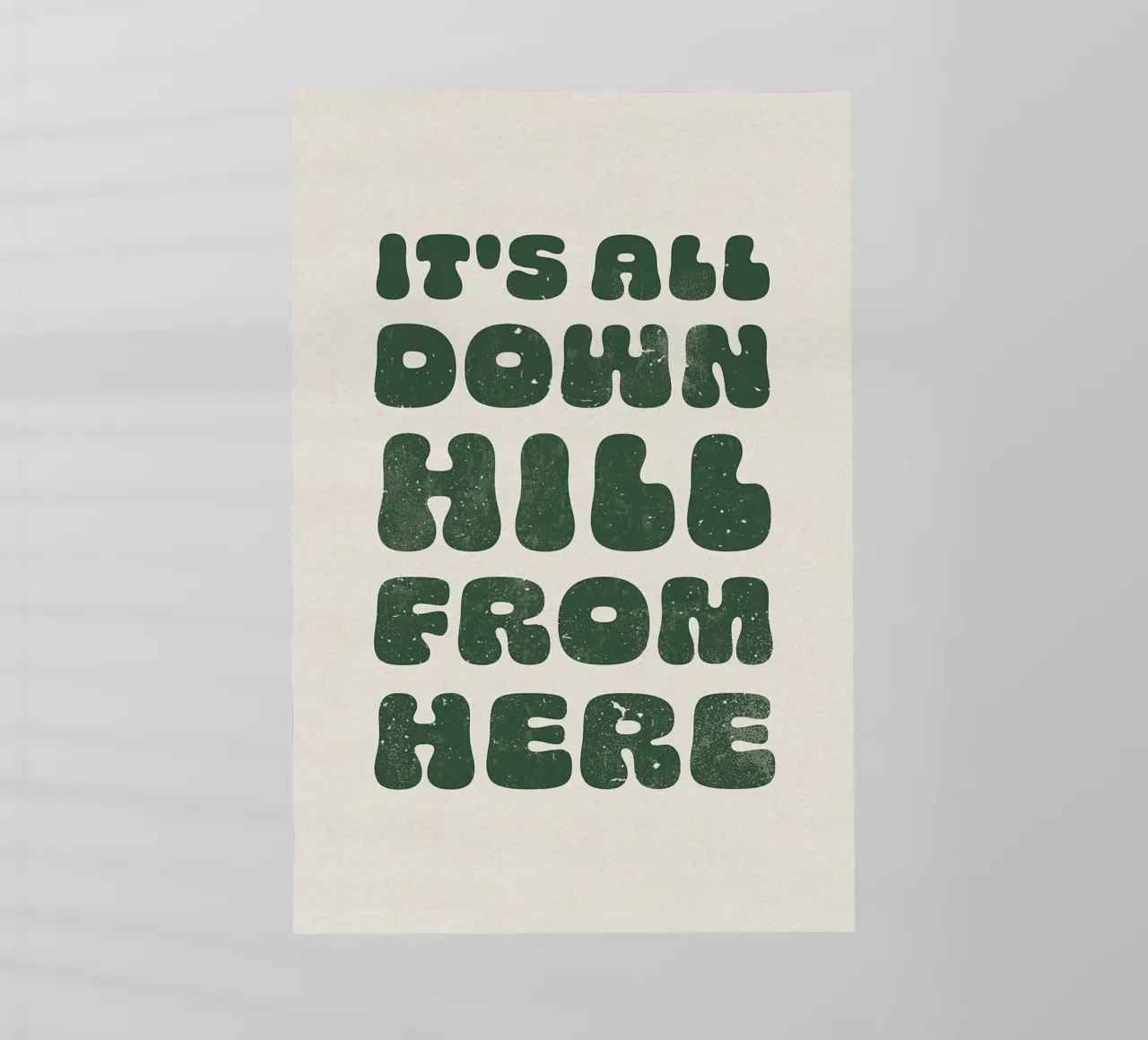 Da qui in poi è tutta una discesa pellicola backlit da Amanda Khan