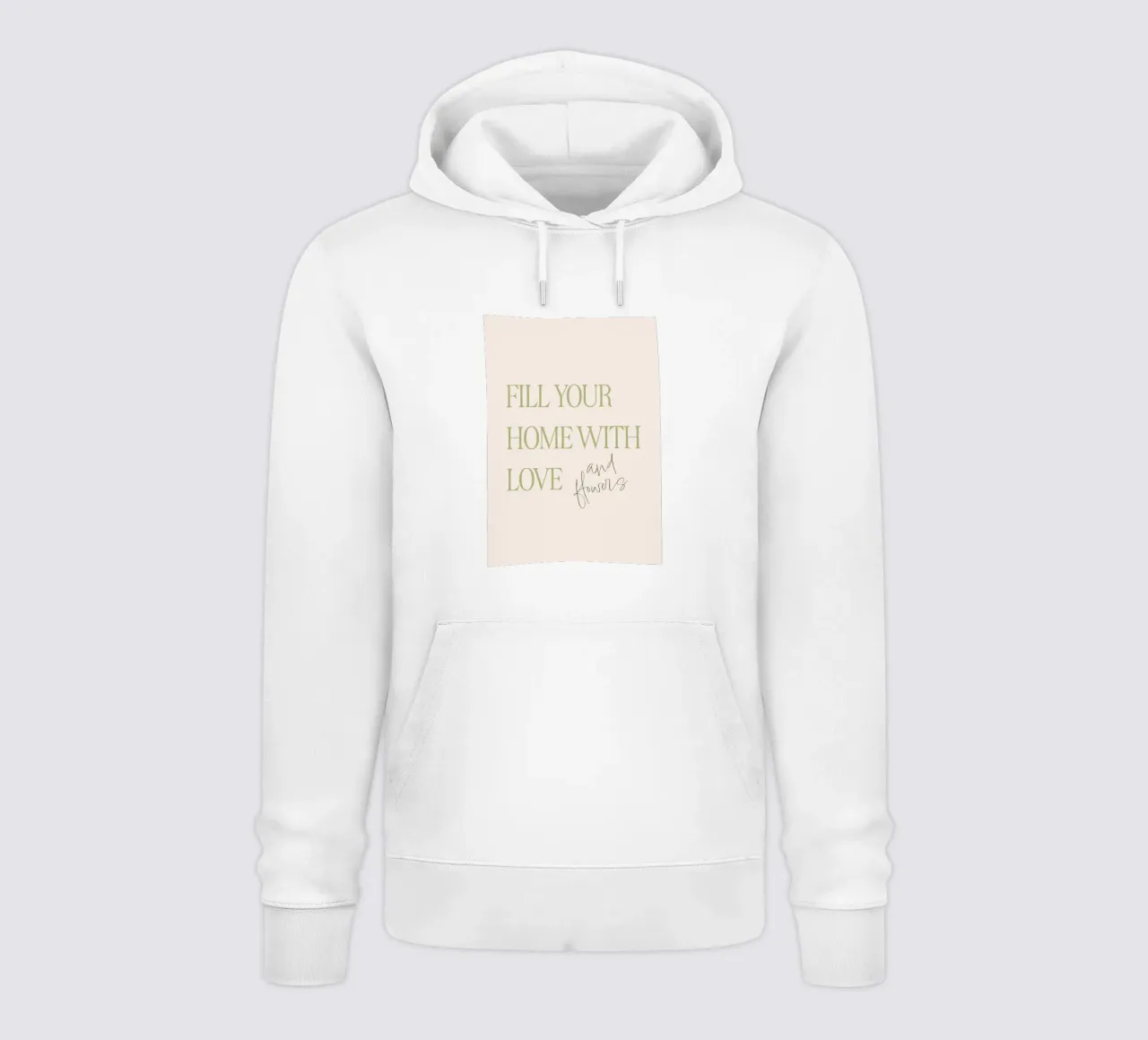 Amore e fiori felpa con cappuccio da Amanda Khan