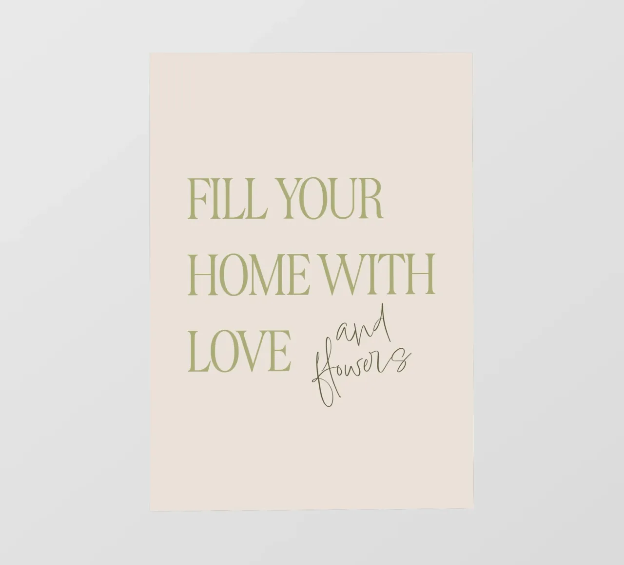 Amore e fiori telo in pvc da Amanda Khan