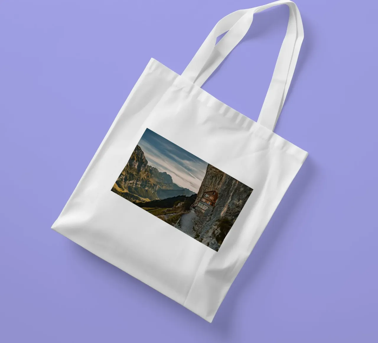 Alpstein in Switzerland tote bag by Marcel Bisig
