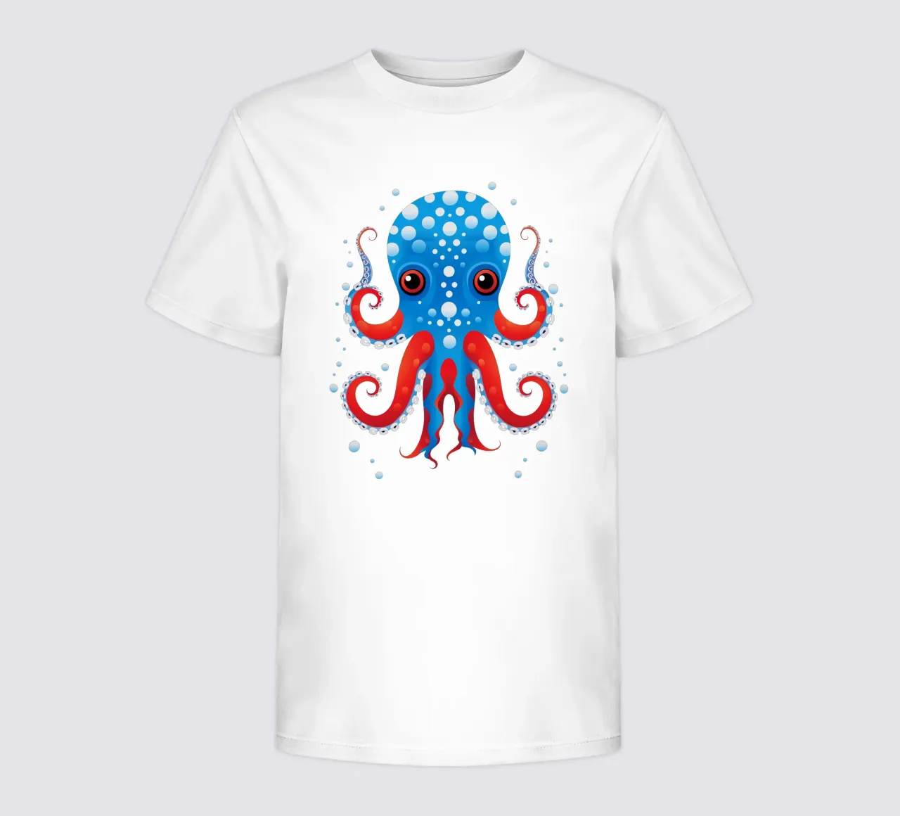 Octopus for children kids t-shirt by Autofocus