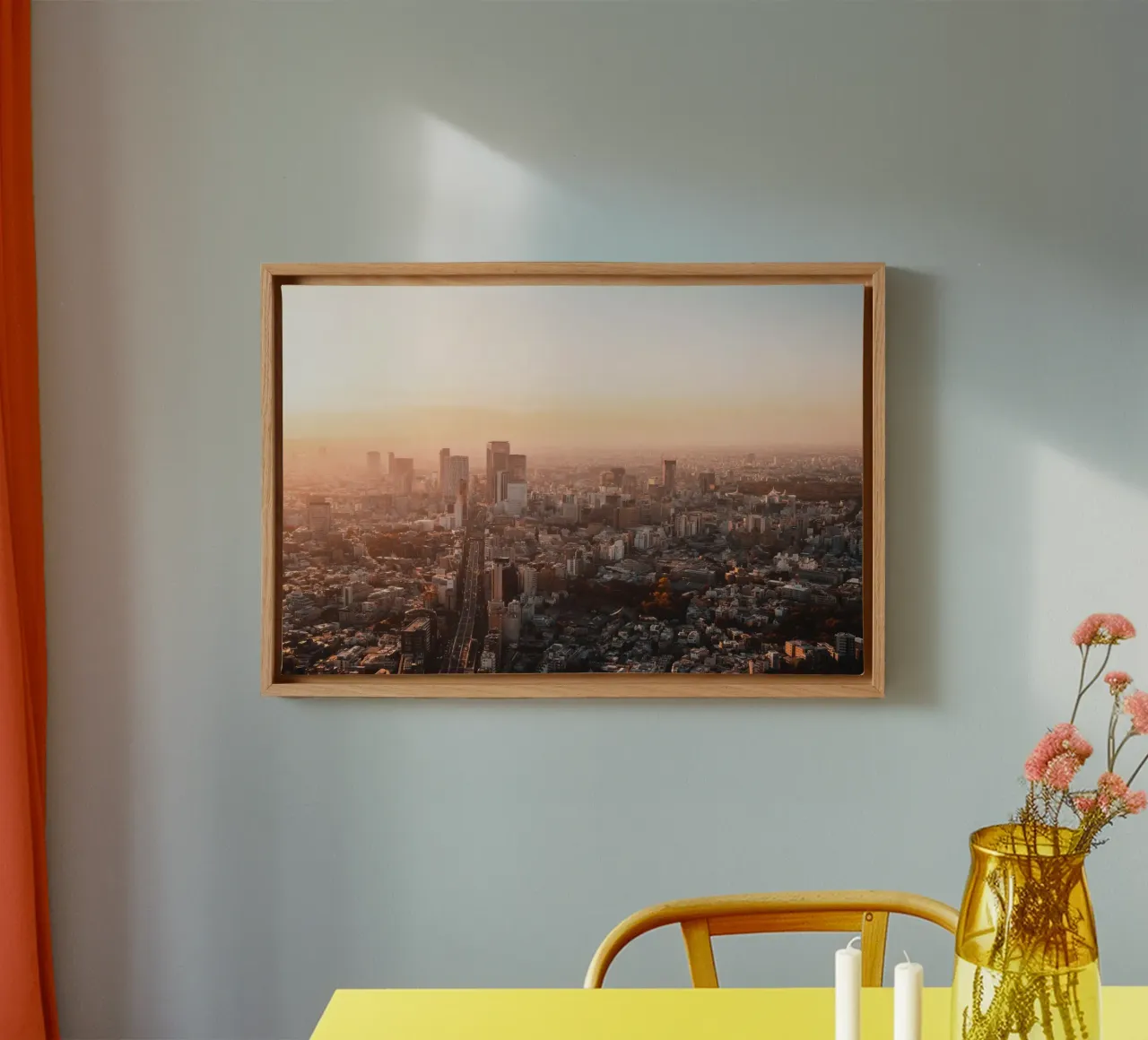 Tokyo Sunset, Japan canvas by Marcel Bisig