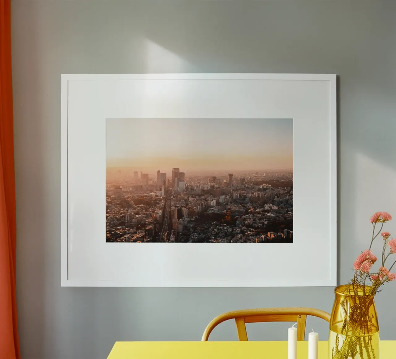 Tokyo Sunset, Japan hahnemühle by Marcel Bisig
