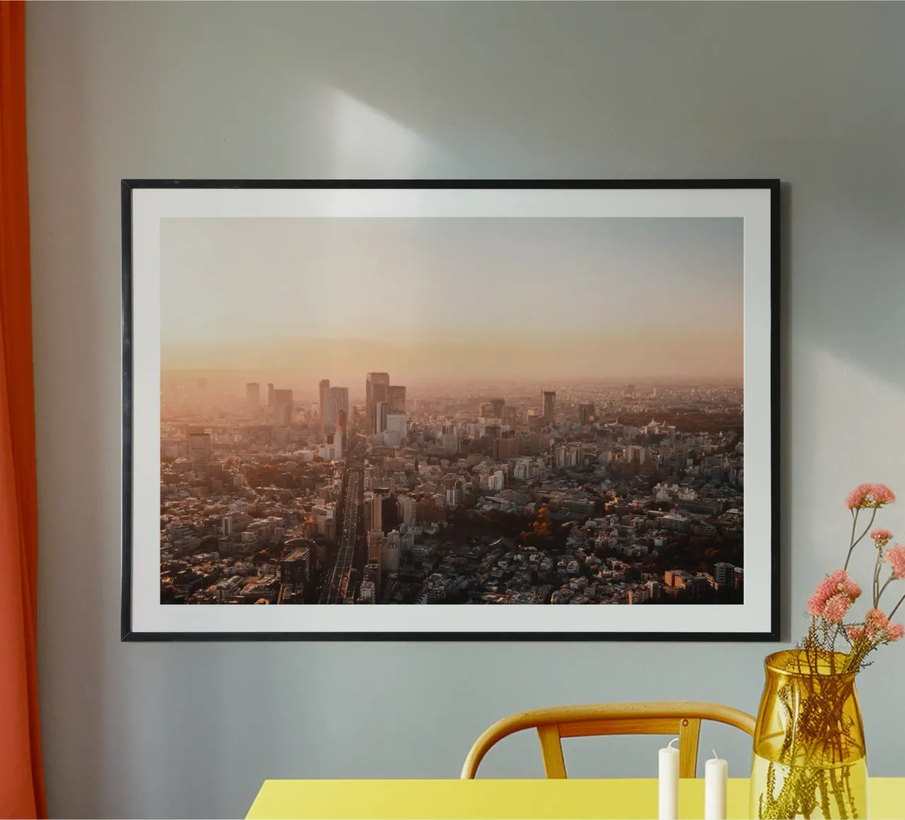 Tokyo Sunset, Japan hahnemühle by Marcel Bisig