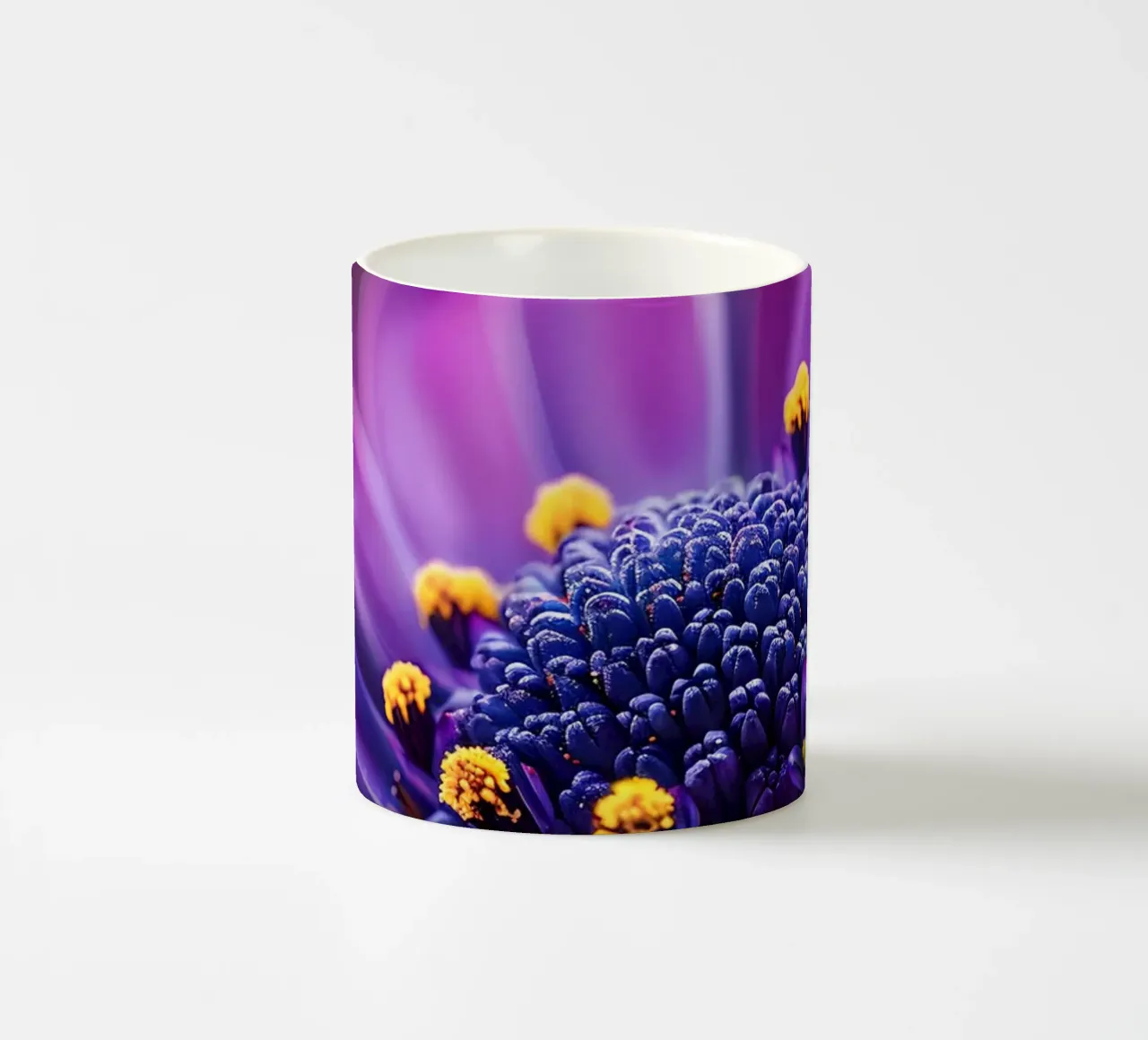 Gerbera a fuoco tazza in ceramica da M-Ulrich-Digital Art