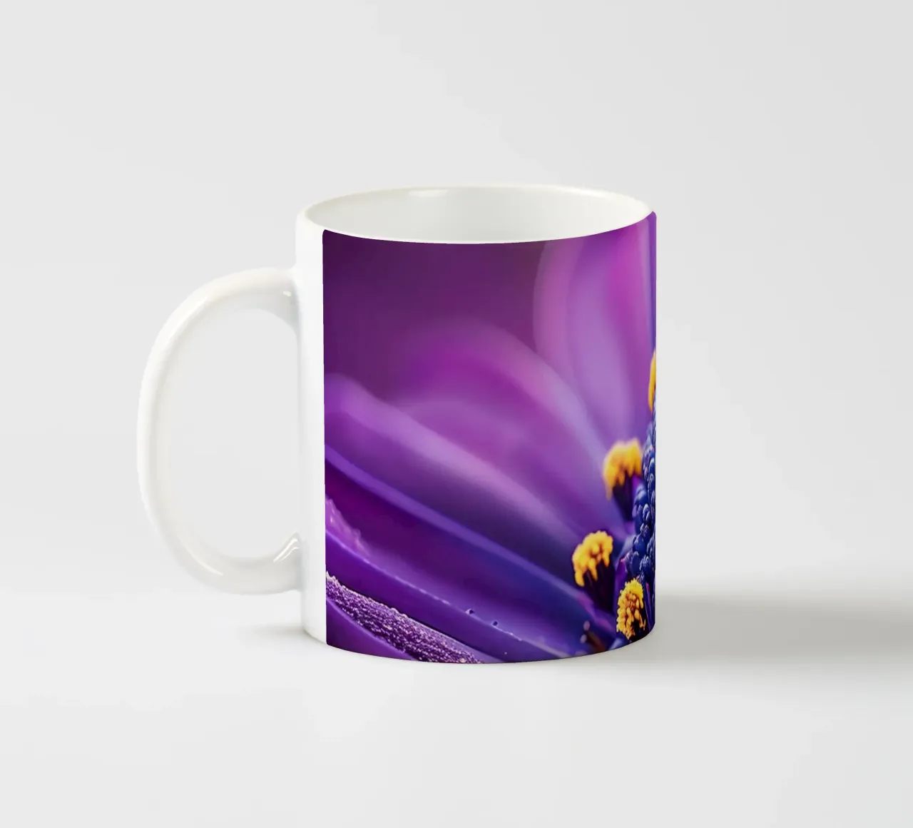 Gerbera a fuoco tazza in ceramica da M-Ulrich-Digital Art