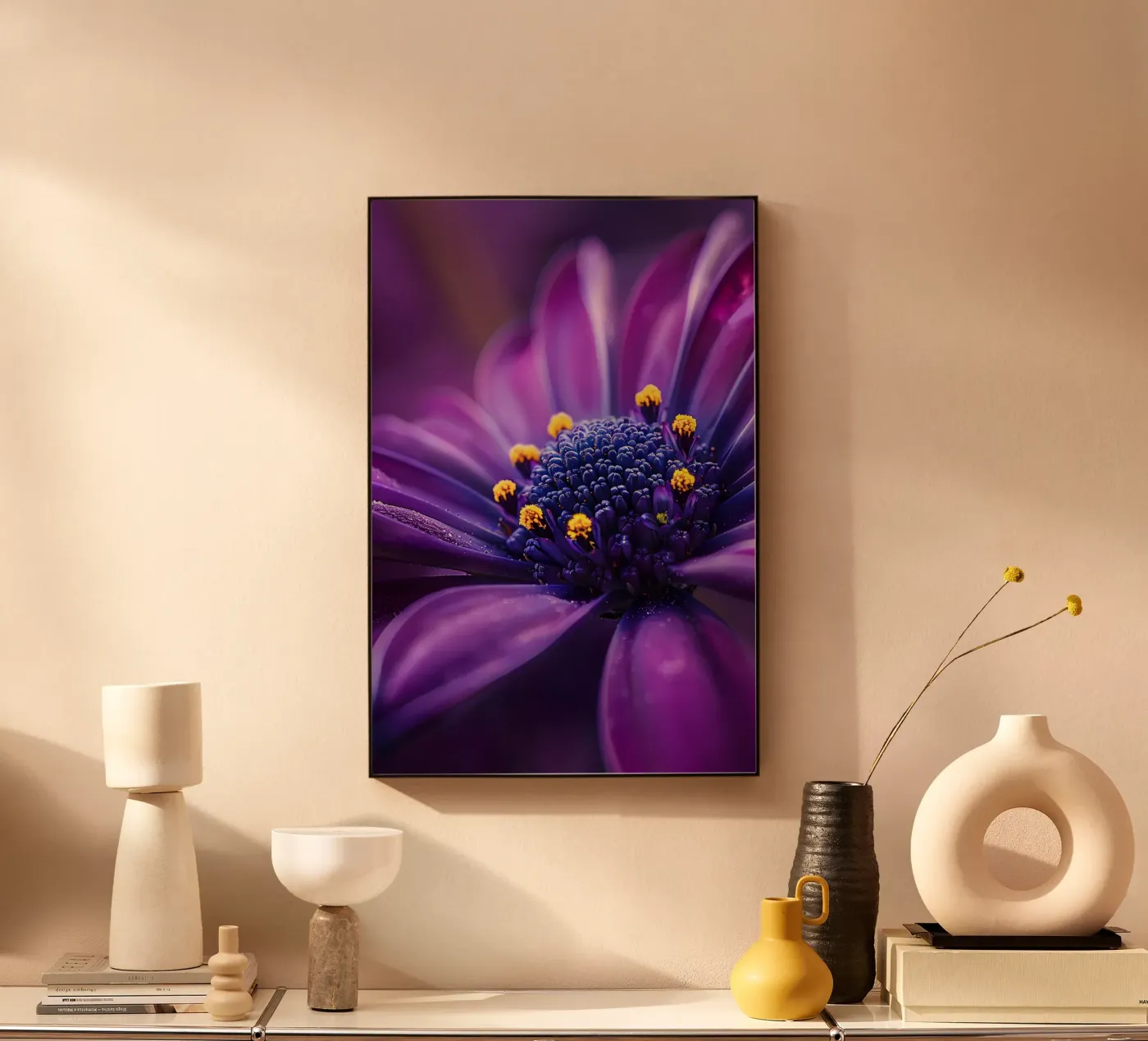 Gerbera im Fokus Acryl-Glas von M-Ulrich-Digital Art