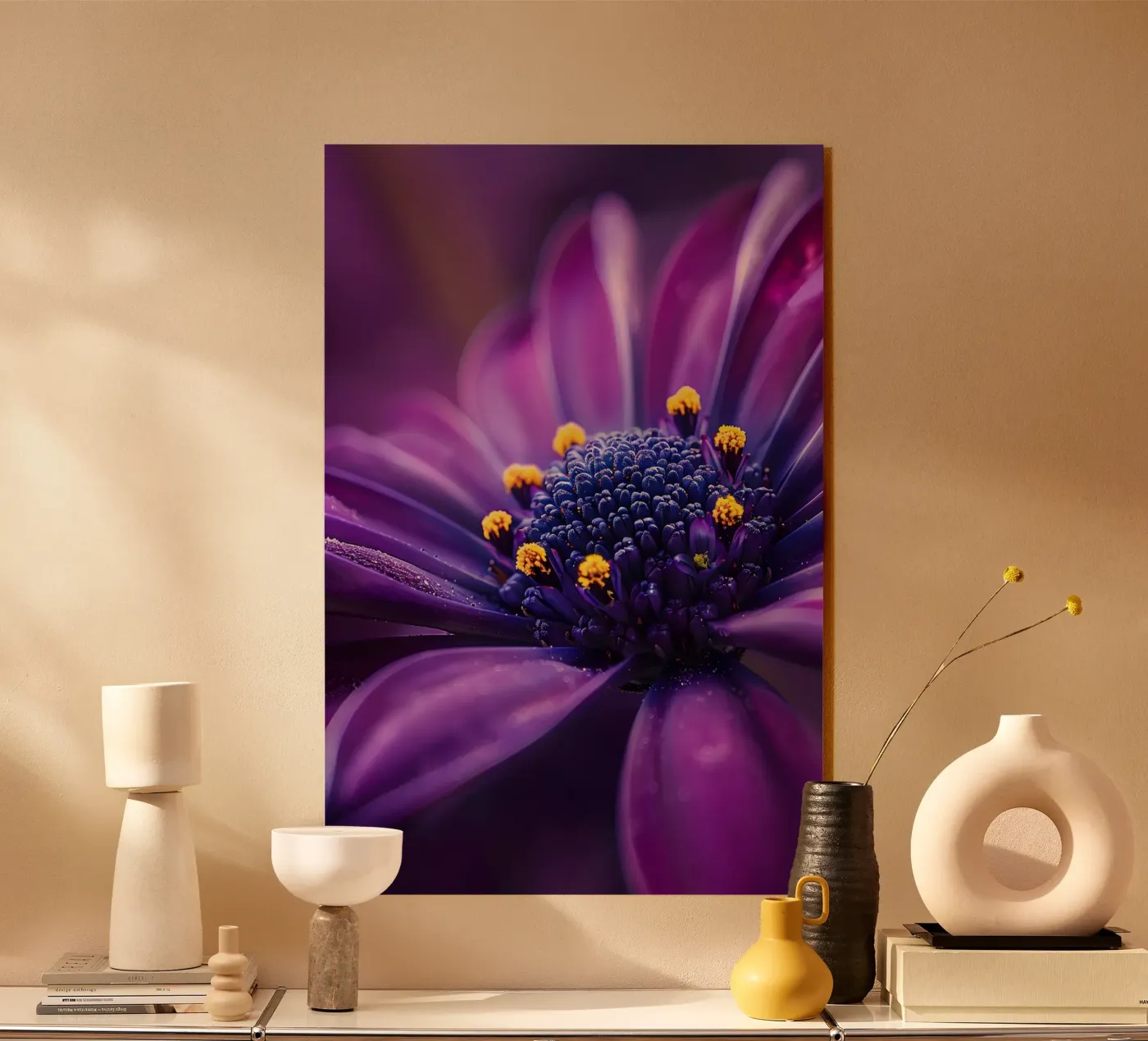 Gerbera im Fokus Acryl-Glas von M-Ulrich-Digital Art