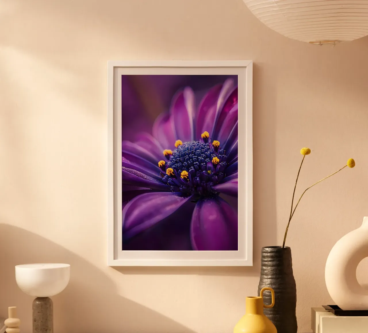 Gerbera a fuoco poster da M-Ulrich-Digital Art