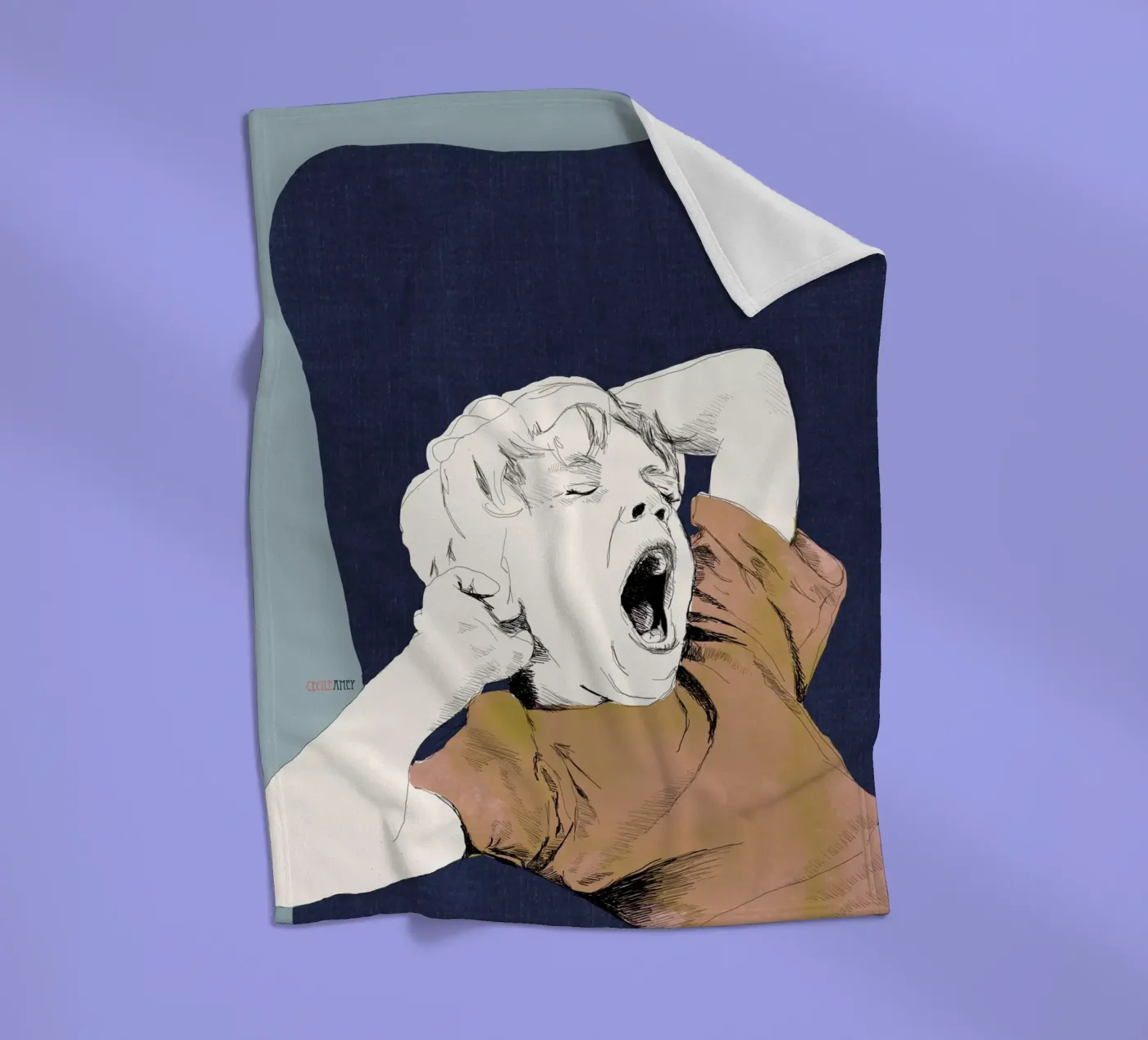 Baille fleecedeken van La Belette Rose