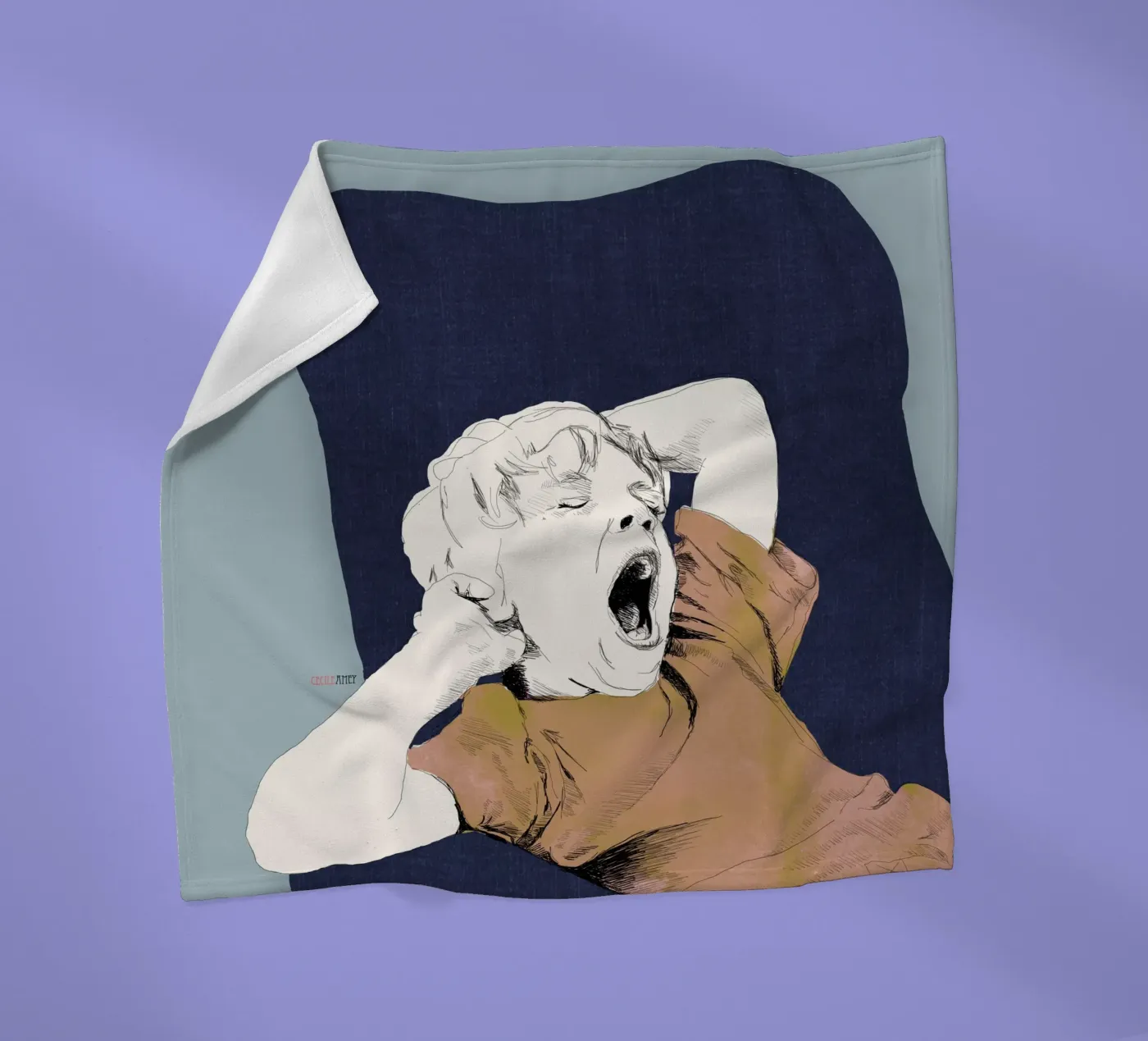 Baille fleecedeken van La Belette Rose