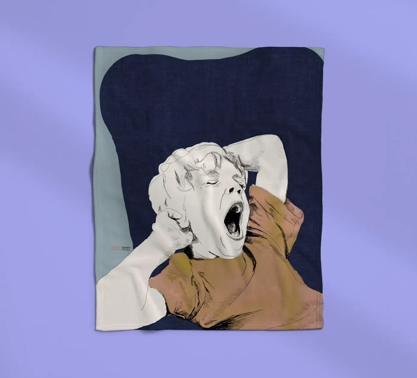 Baille fleecedeken van La Belette Rose