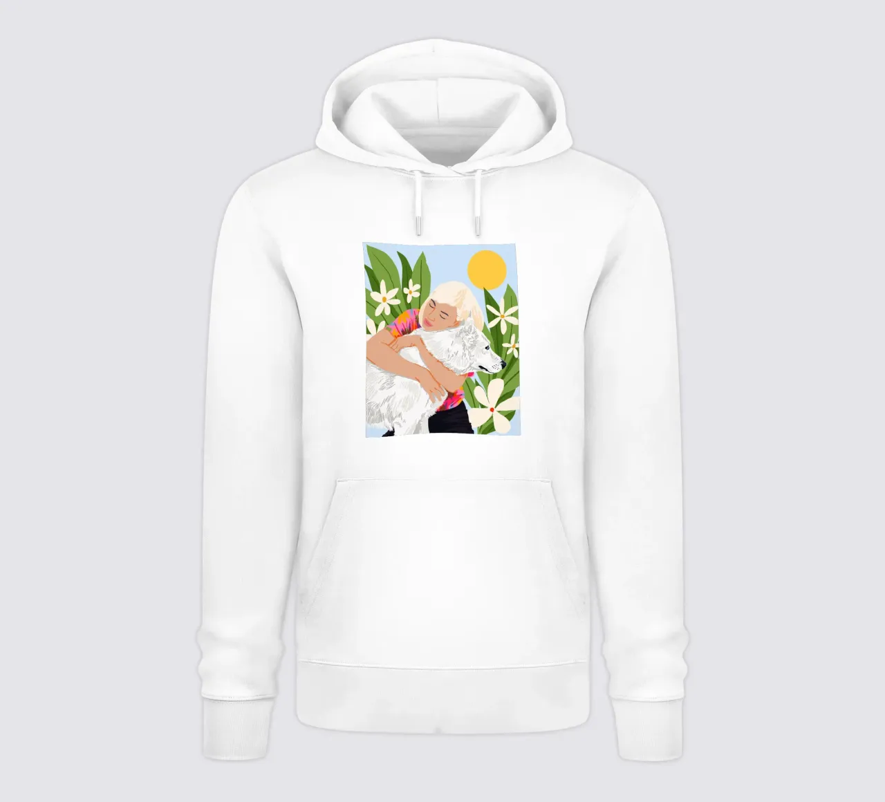 Tutto ciò che serve è amore e un cane felpa con cappuccio da 83oranges