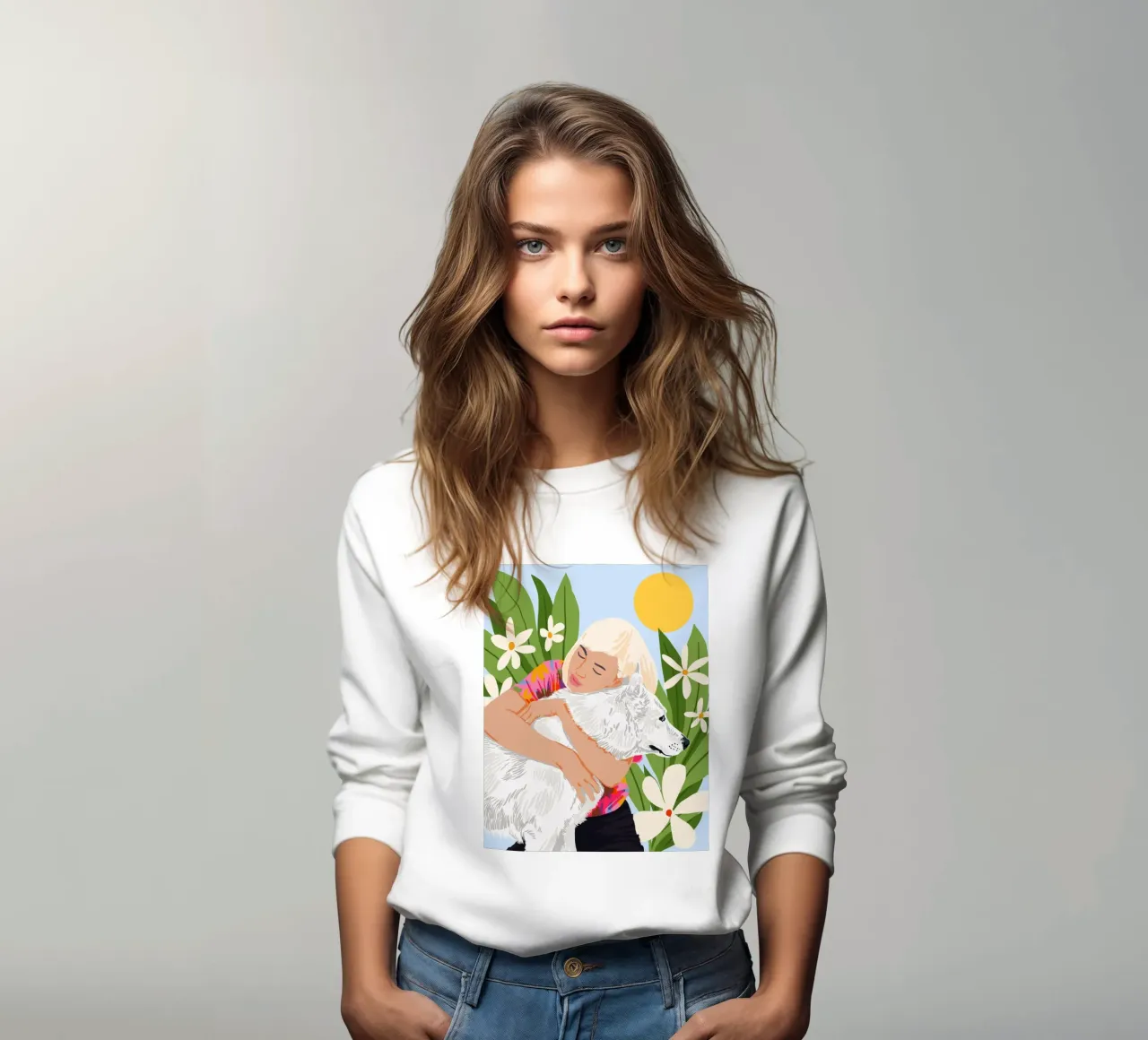 Tutto ciò che serve è amore e un cane felpa da 83oranges