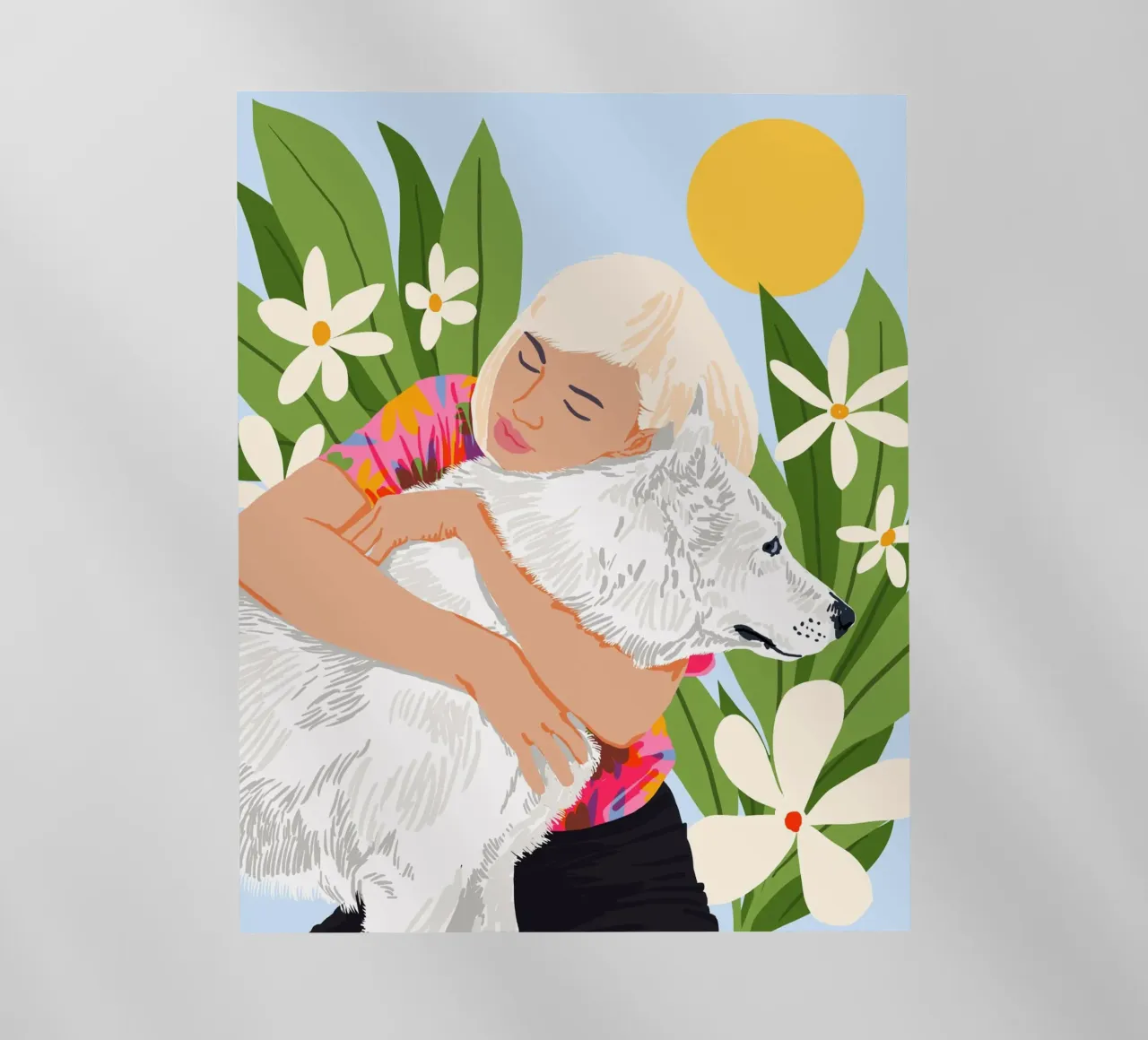 Tutto ciò che serve è amore e un cane pellicola backlit da 83oranges