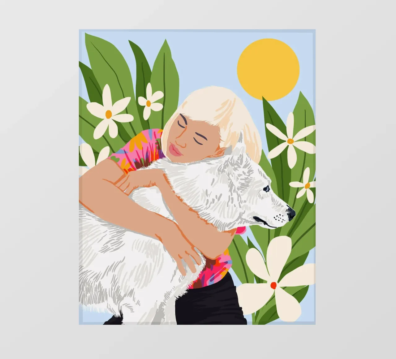 Tutto ciò che serve è amore e un cane pellicola backlit da 83oranges