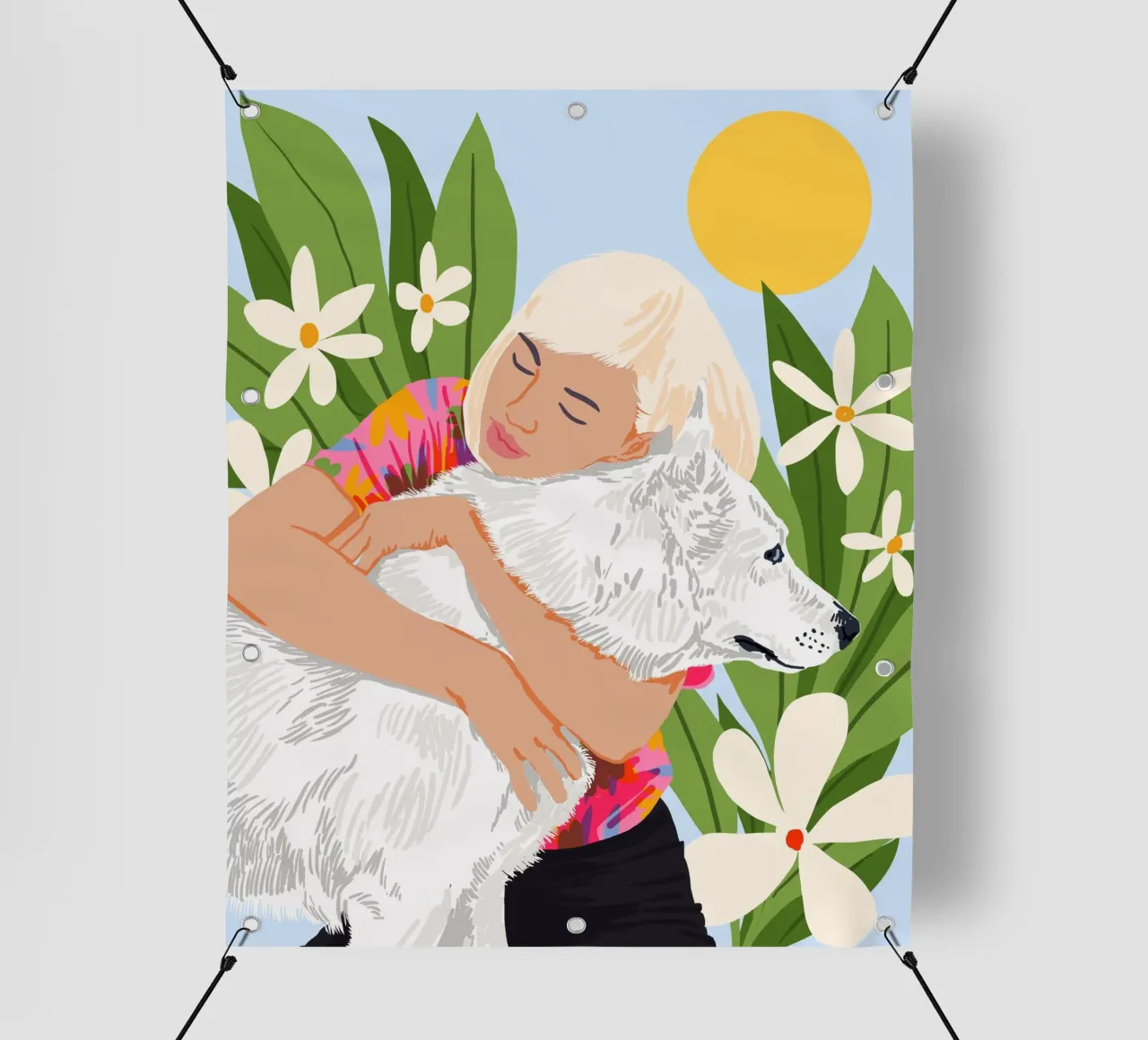 Tutto ciò che serve è amore e un cane telo in pvc da 83oranges