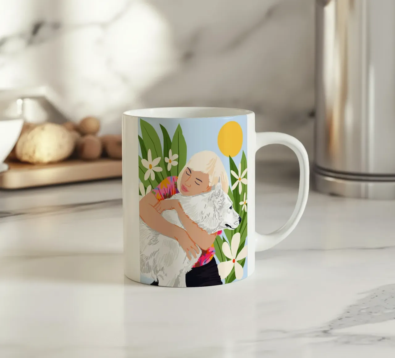 Tutto ciò che serve è amore e un cane tazza in ceramica da 83oranges