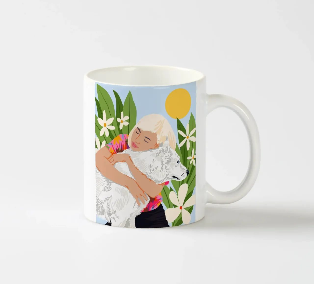 Tutto ciò che serve è amore e un cane tazza in ceramica da 83oranges