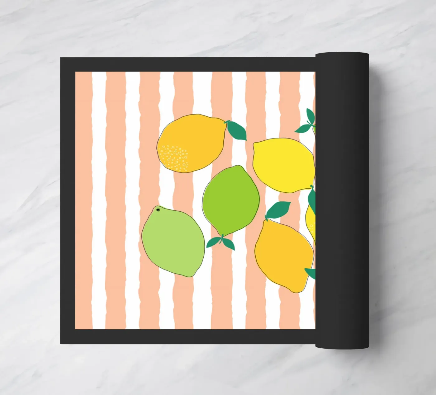 Citrus Crowd doormat by Orara Studio