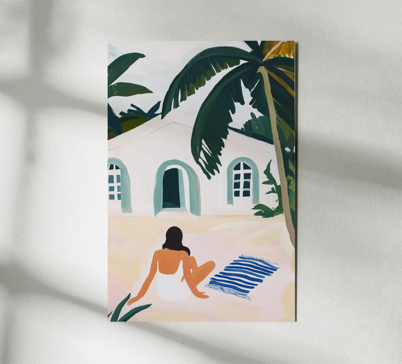 Beachside Retreat alluminio dibond da BALIKA HOMES ART