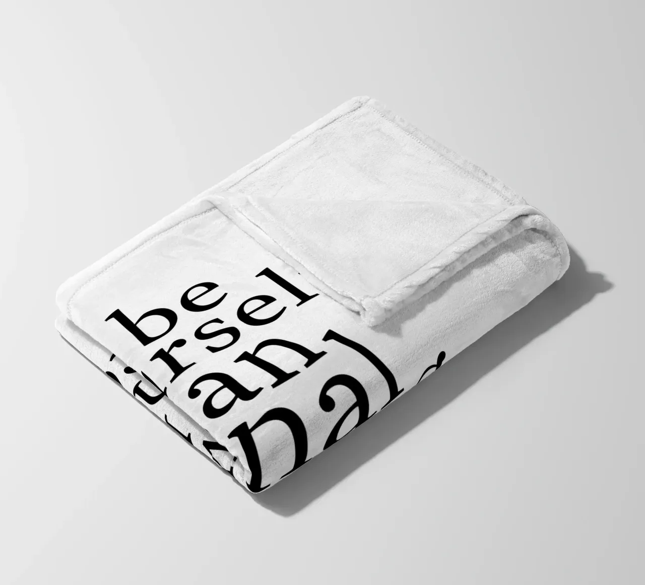 be yourself – an original is worth more than a copy coperta in pile da The True Type