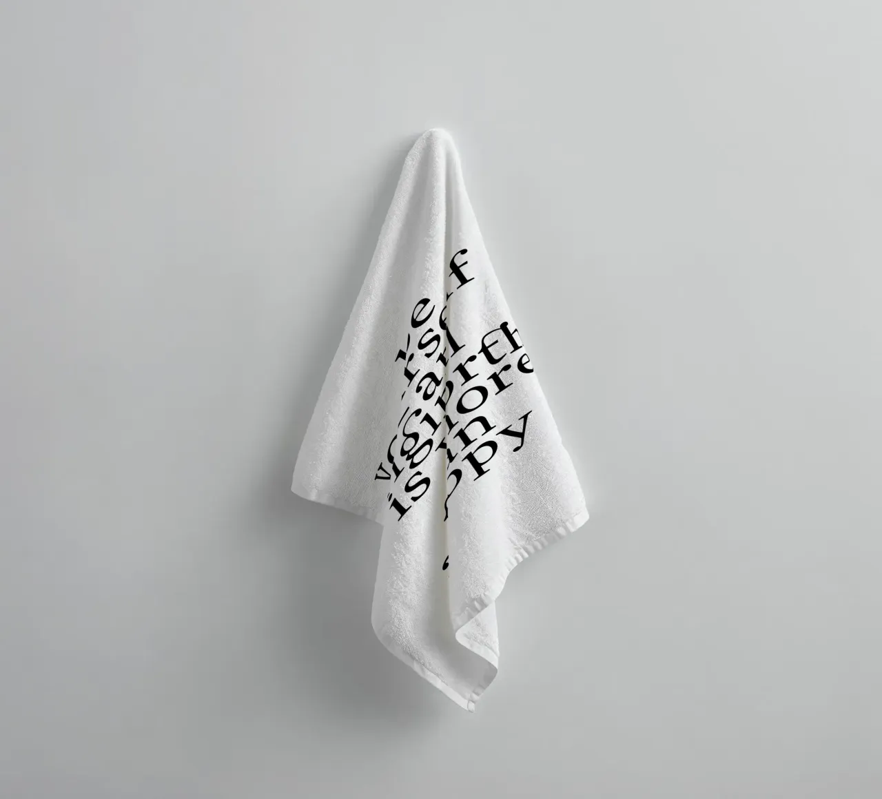 be yourself – an original is worth more than a copy toalla de baño de The True Type