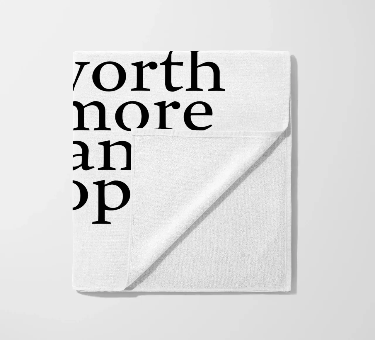 be yourself – an original is worth more than a copy telo mare da The True Type