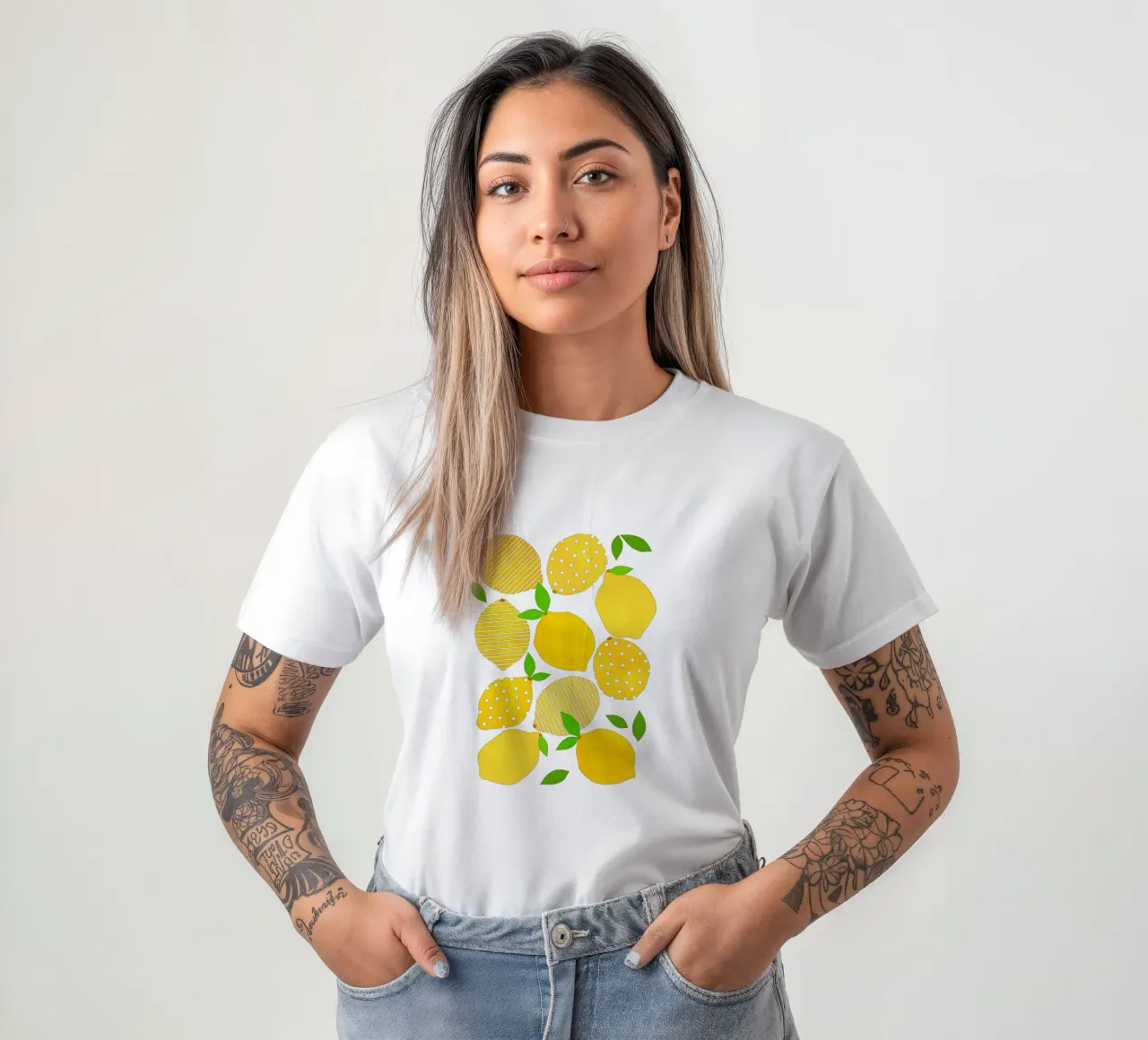 Folla di limoni t-shirt da Orara Studio