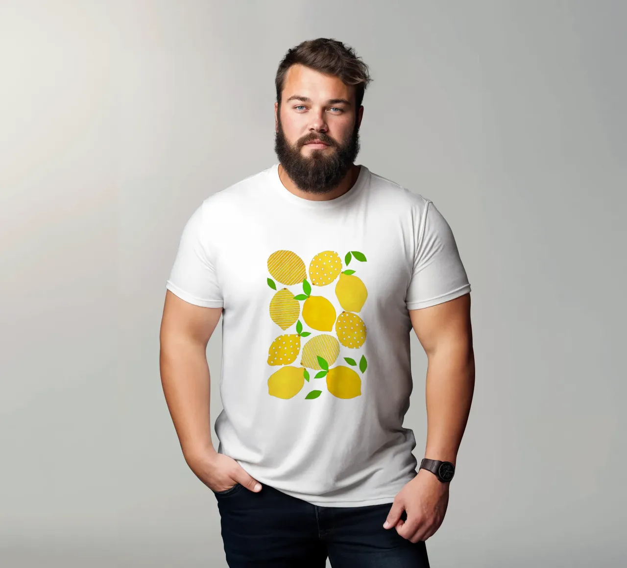 Folla di limoni t-shirt da Orara Studio