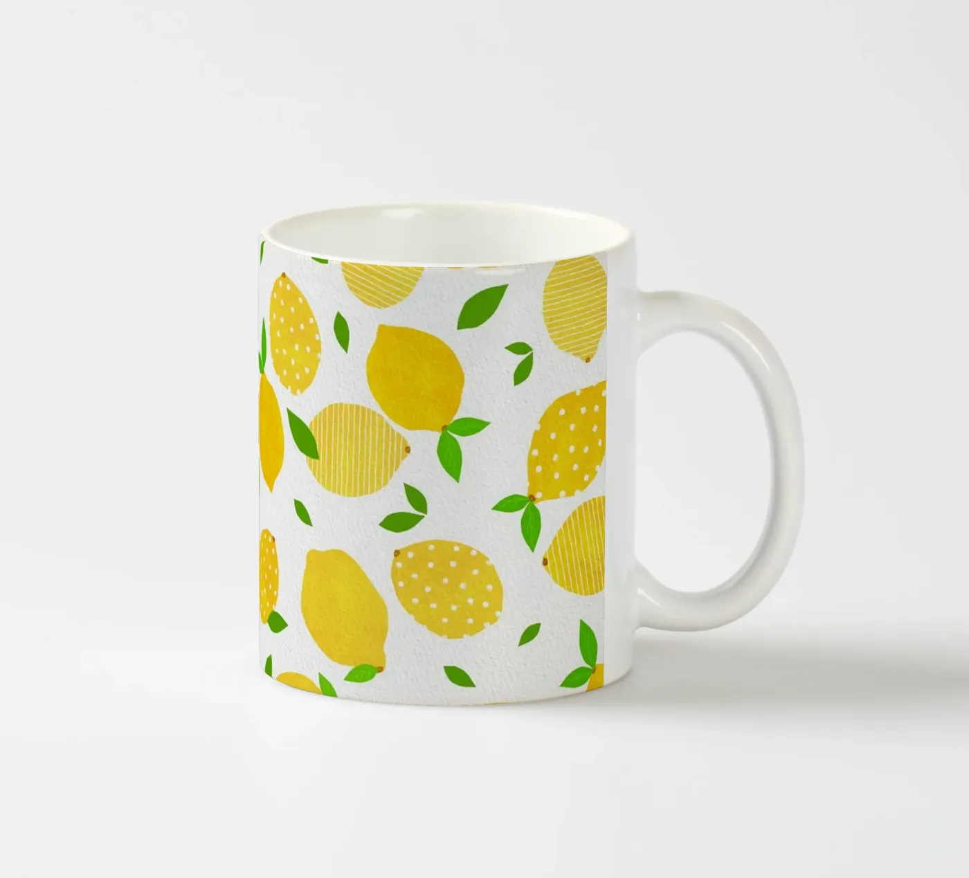 Lemon Crowd ceramic mug by Orara Studio