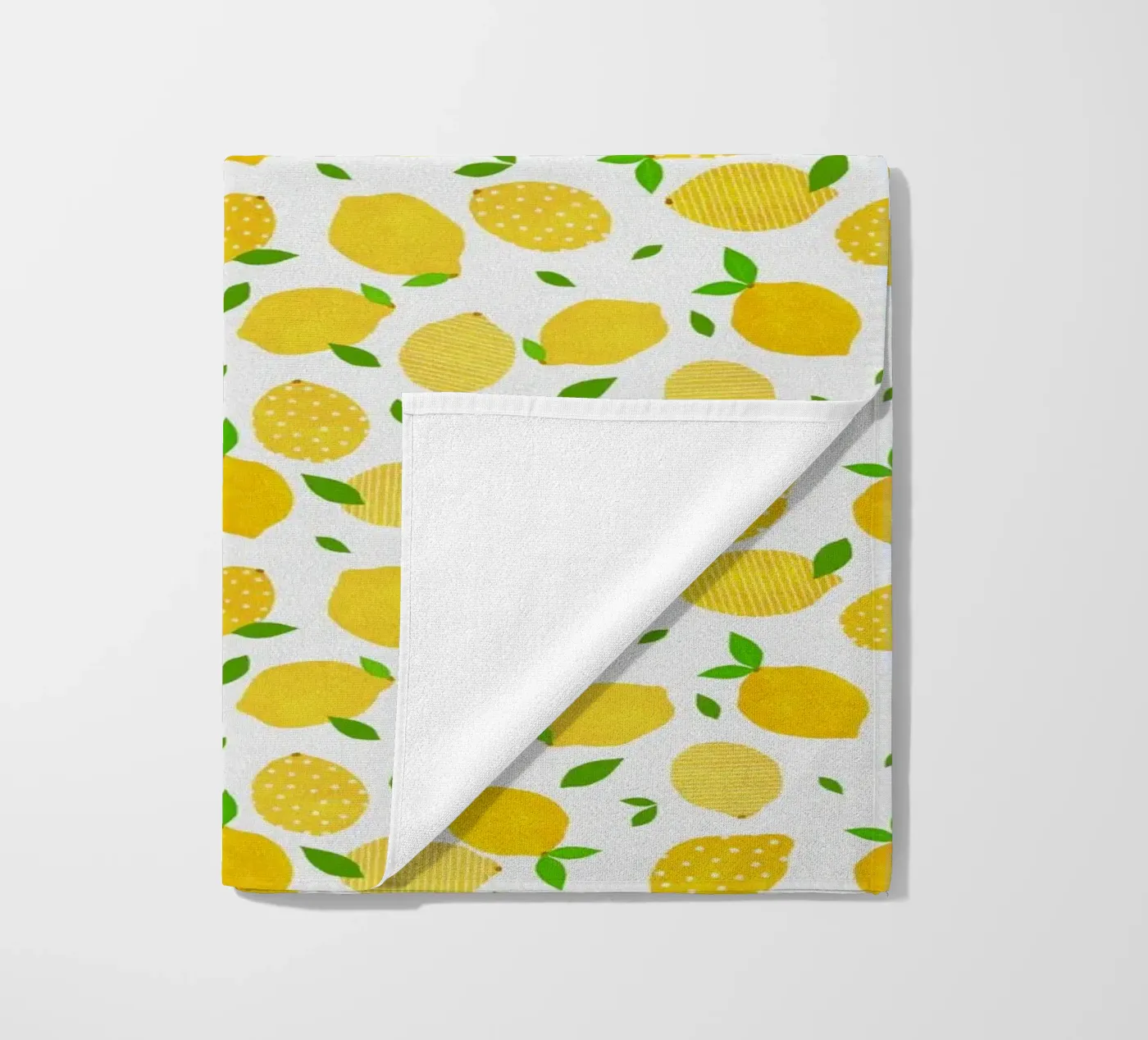 Folla di limoni telo mare da Orara Studio