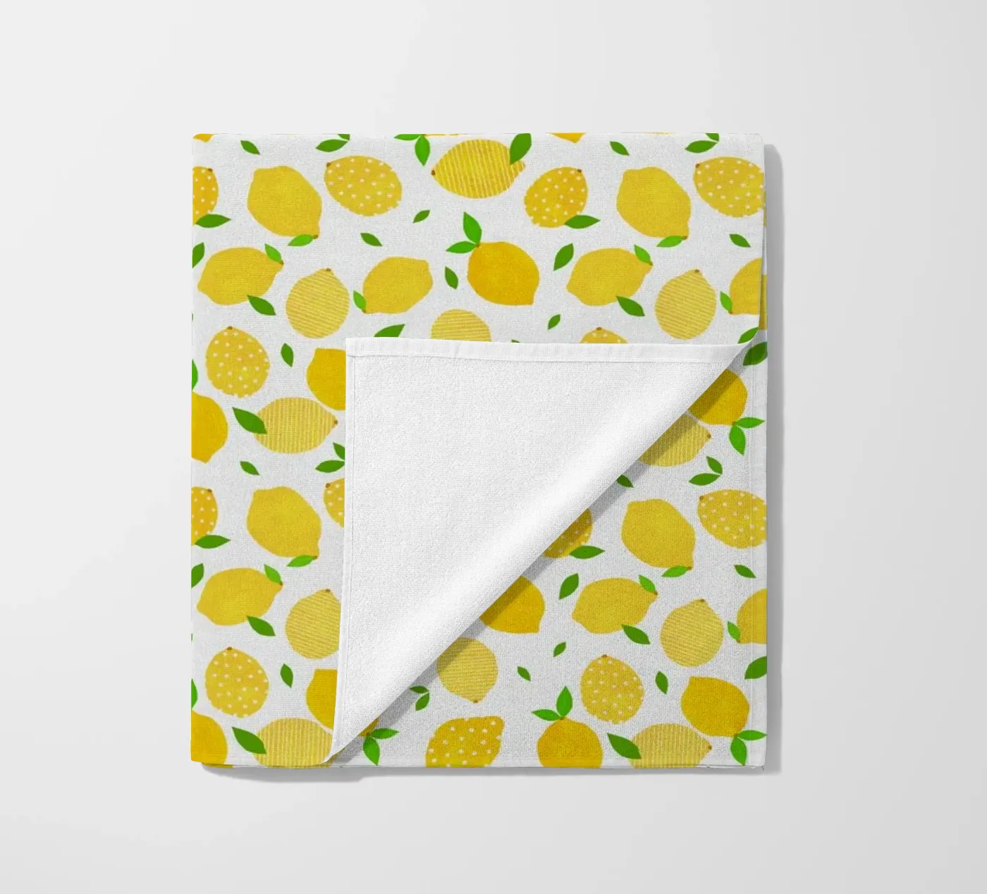 Folla di limoni telo mare da Orara Studio