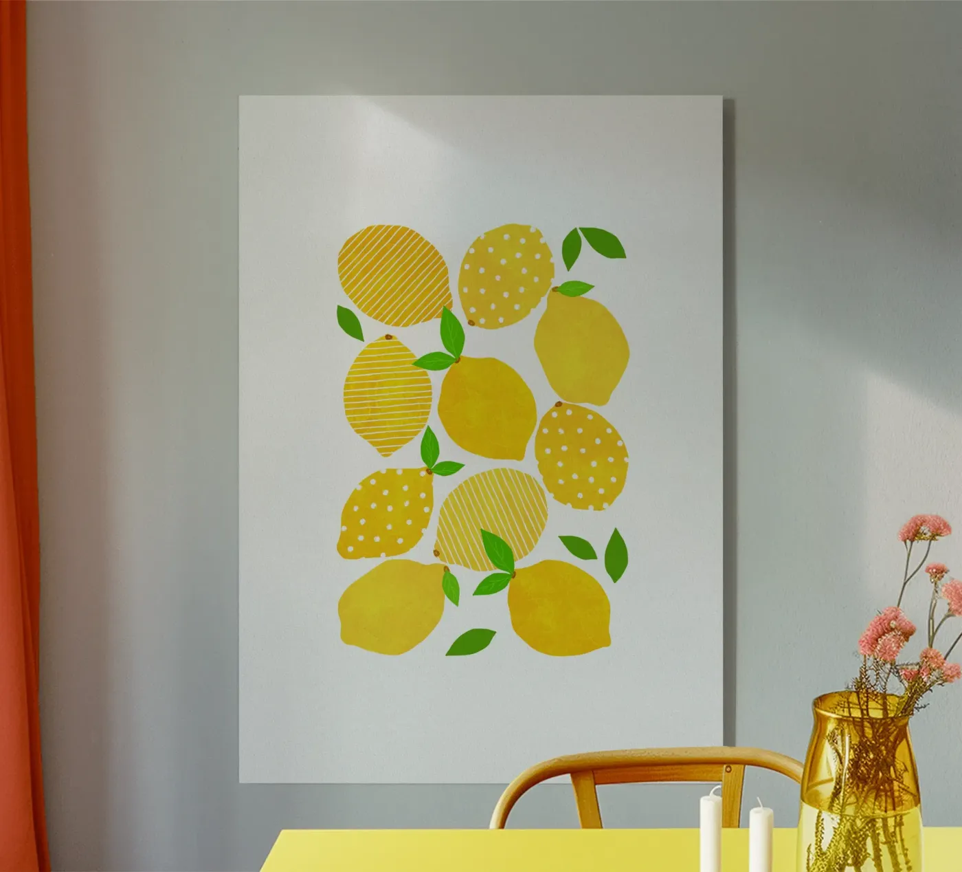 Lemon Crowd acryl van Orara Studio