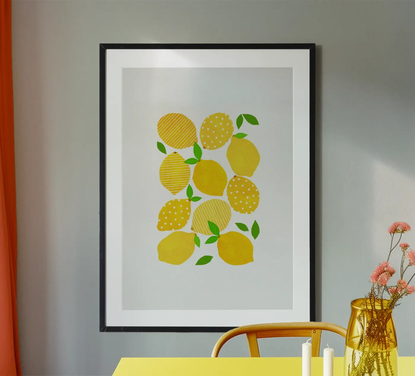 Folla di limoni poster da Orara Studio