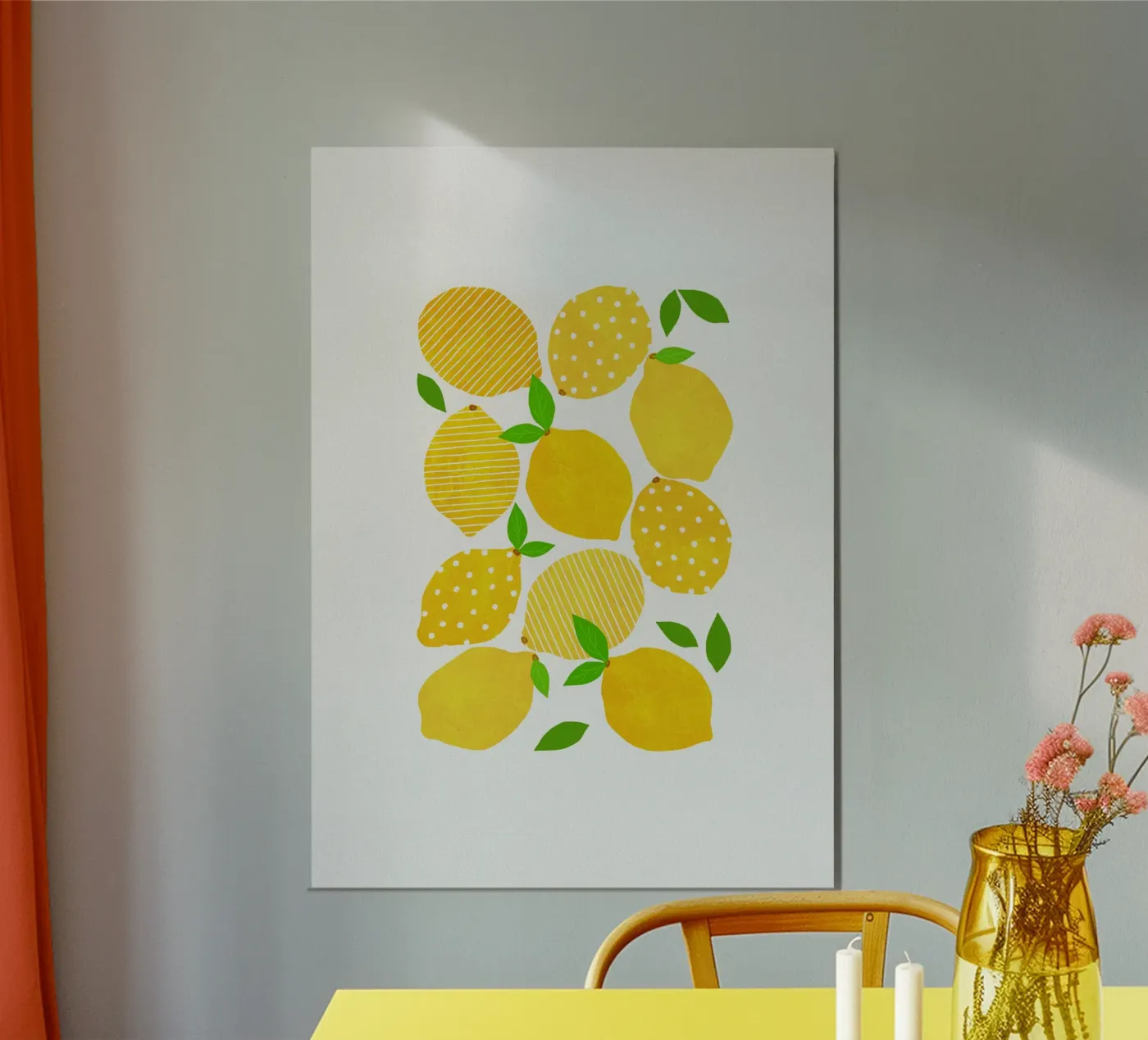 Folla di limoni poster da Orara Studio