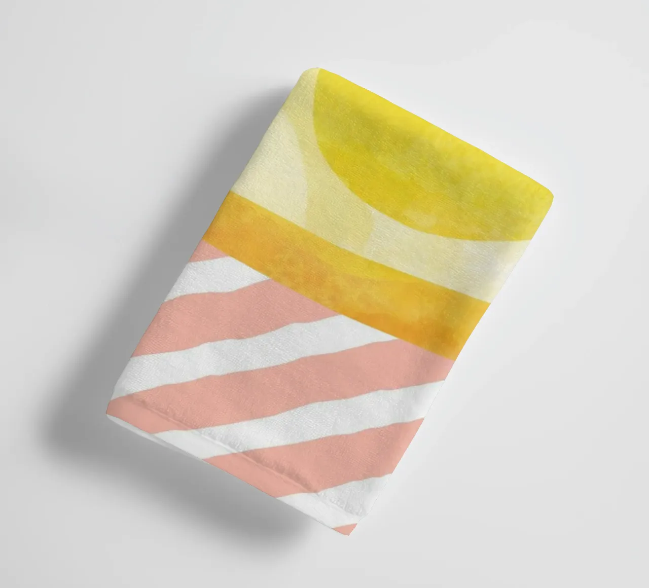 Zitrone Abstrakt Handtuch von Orara Studio