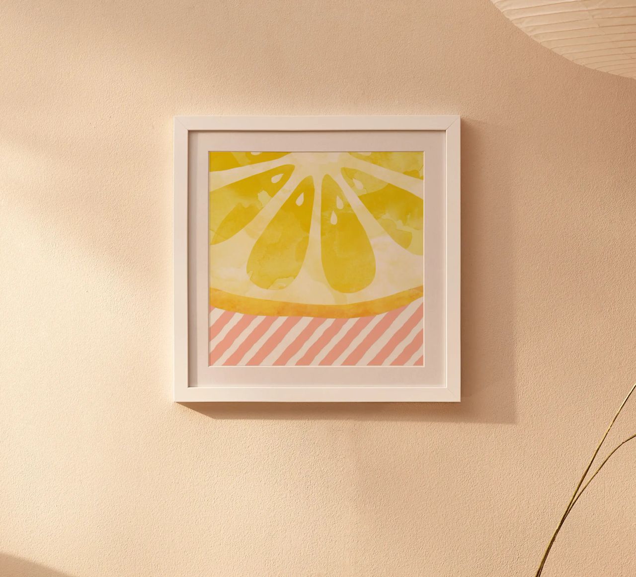 Limone Astratto carta hahnemühle da Orara Studio
