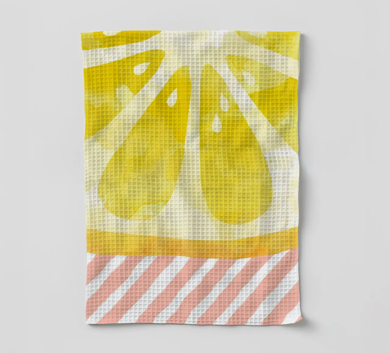 Zitrone Abstrakt Geschirrtuch von Orara Studio