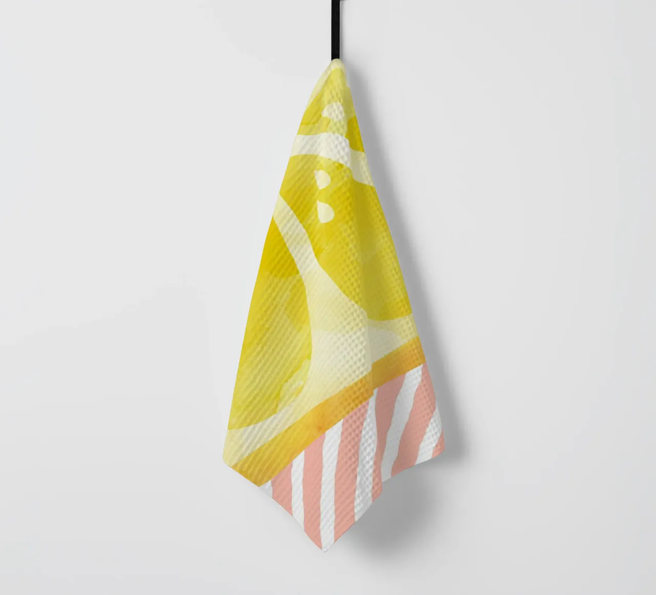 Zitrone Abstrakt Geschirrtuch von Orara Studio