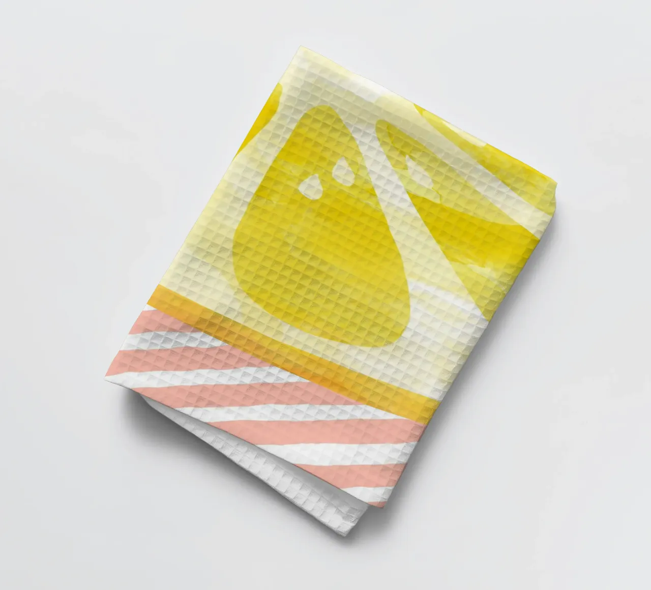 Zitrone Abstrakt Geschirrtuch von Orara Studio