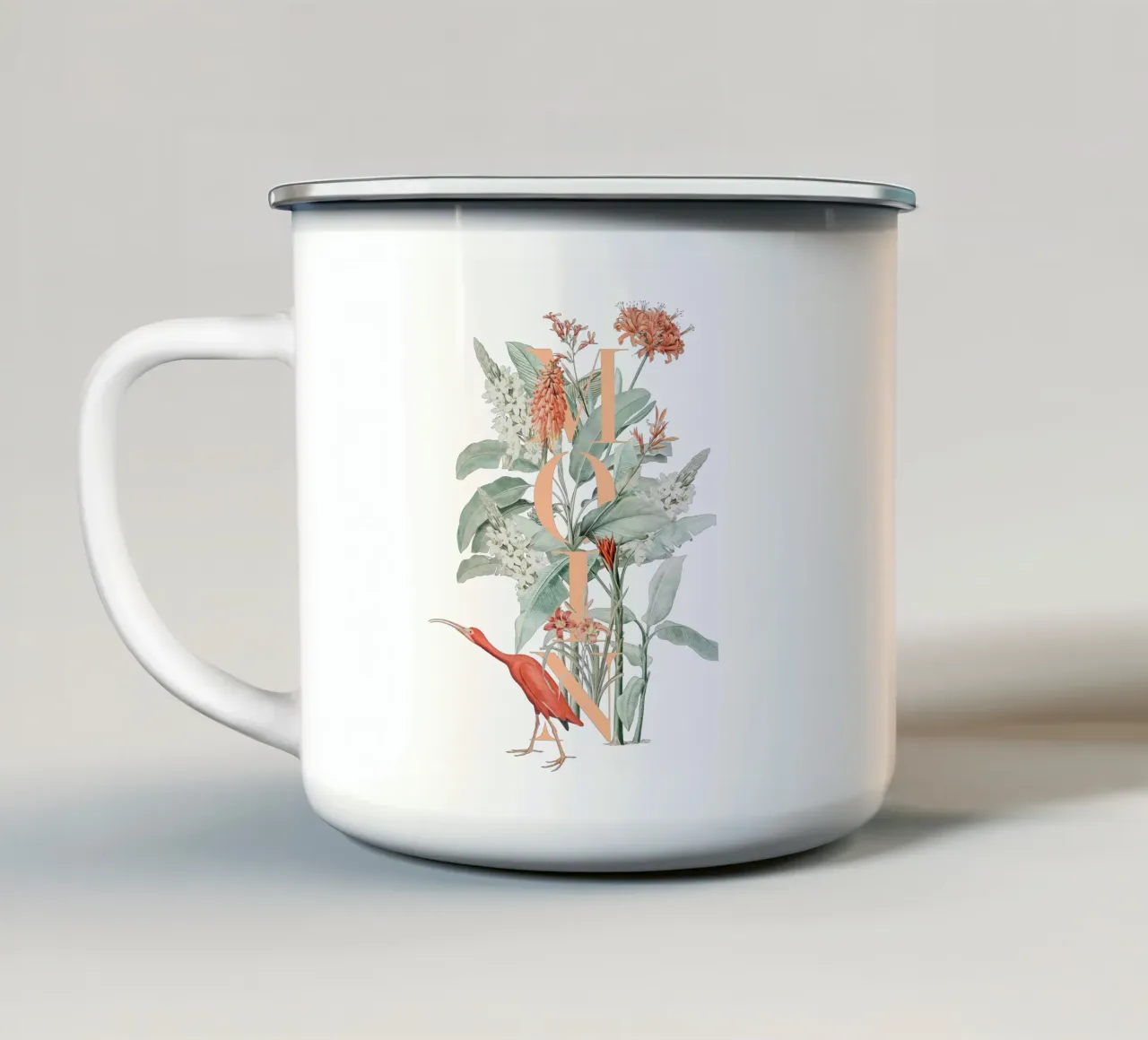 Moin Jungle Vintage tazza in smalto da Studio Frances M